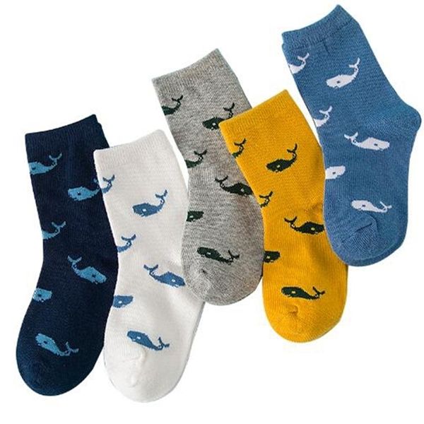 Kinder Socken 5 Paare/los Frühling Herbst Baby Füße Tragen Für 1-10 Jahre Jungen Geschenke Nette Auto Muster Prinzessin socken Für Mädchen 210701