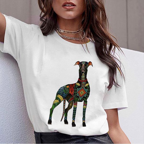 

simple and womens ulzzang harajuku mens t shirts 90s girls summer dog cartoon tee ladies, White;black