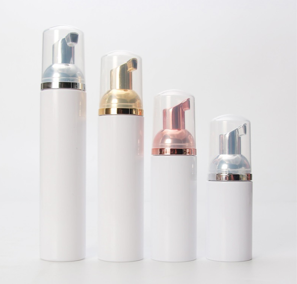 

storage bottles & jars 10pcs plastic foamer pump bottle refillable empty cosmetic cleanser soap dispenser foam container 30/60/80/100ml