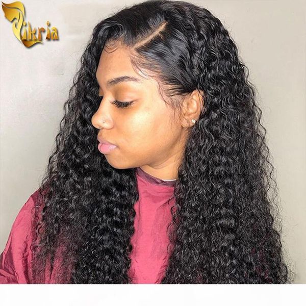 

curly 360 lace human hair wigs glueless pre plucked natural hairline with baby hair for black women 130%~180% density 8~24 inches brazilian, Black;brown