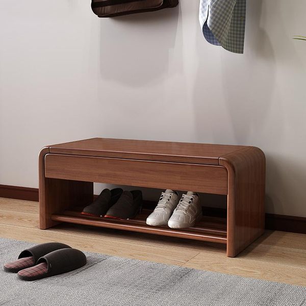 

clothing & wardrobe storage comfortable sitting surface solid wood shoe changing stool household multifunctional cabinet