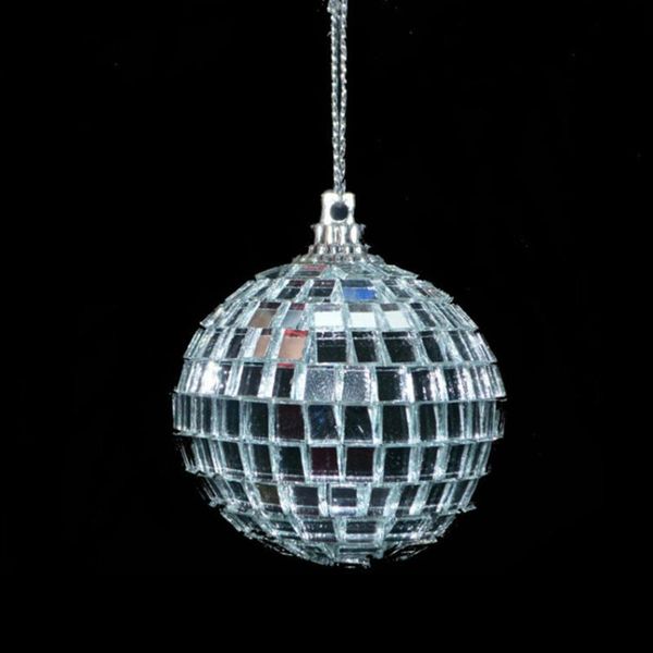 

novelty items 6 pcs mirror disco fun 5cm hanging party – decorations design dance and festivals(silver)