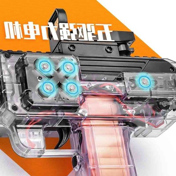 

23soft bullet uzi electric continuous firing children's toy boy simulation smg transparent submachine gun