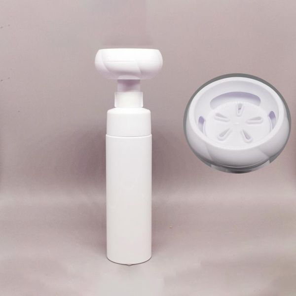 

storage bottles & jars 100/120/150/200ml soap dispenser flower shape foam foaming pump lotions refillable bottle liquid distributor