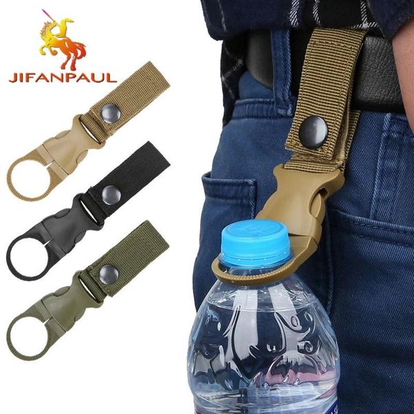 

belts 2021 outdoor multi-function belt buckle hiking backpack nylon hanging men's tactical accessories keychain, Black;brown
