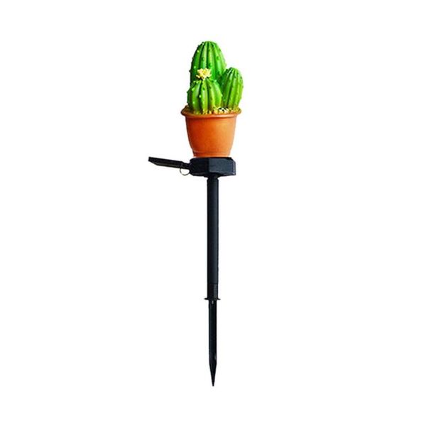 

solar led lawn lamp cactus spike ground light for outdoor landscape garden