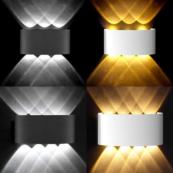 

outdoor wall lamps modern led lamp waterproof ip65 110v 220v 2w 4w 6w 8w sconces indoor stair bedside light garden street 4