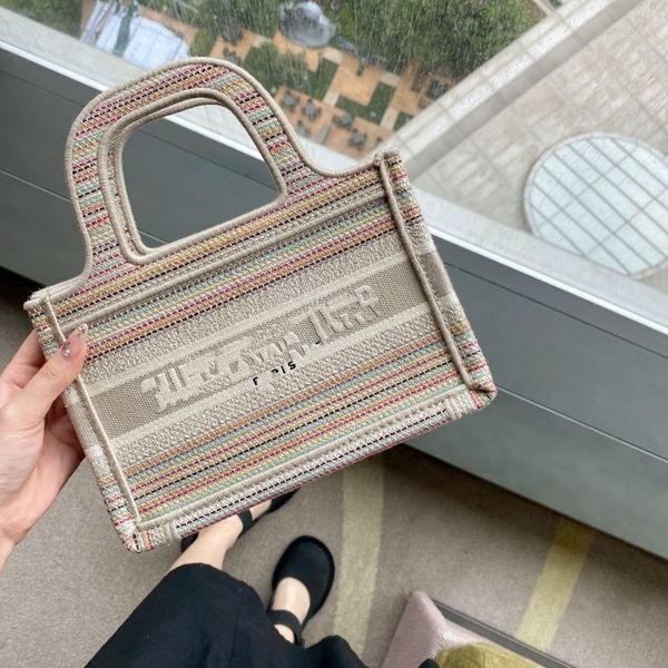 

mini shopping bag 3d relief embroidery tote designers bags ysj