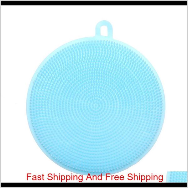 

4.5 inch for sterile cleaning sile double dish washing scrubber kitchen vegetable universal cleaning brush qylvrs petsyard