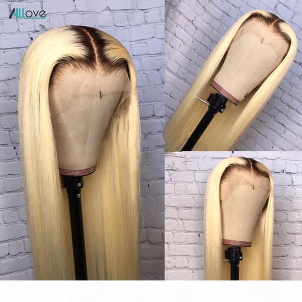 

blonde lace front wig 1b 613 bob wig straight human hair wigs for women 13x4x1 brazilian lace part transparent wigs, Black;brown