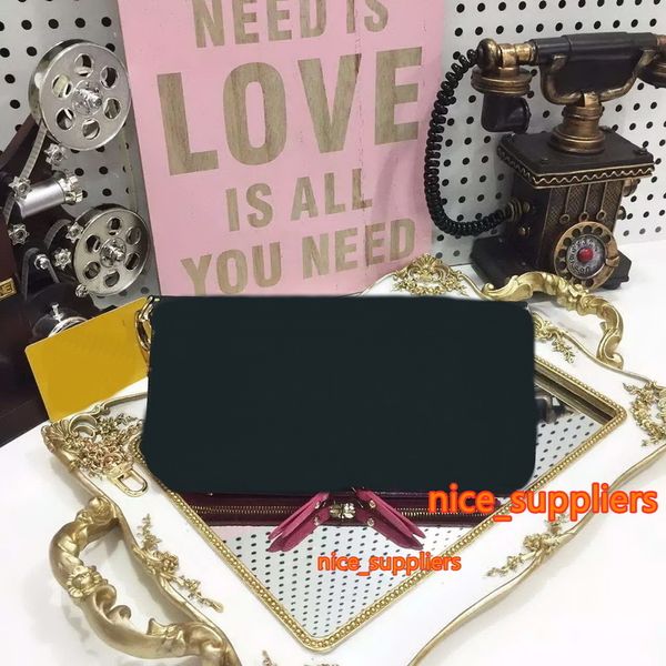 

2020 famous designer women card holder mini wallets 21cm long zipper genuine leather wallets with dust bag 93751 purses with box cx#150
