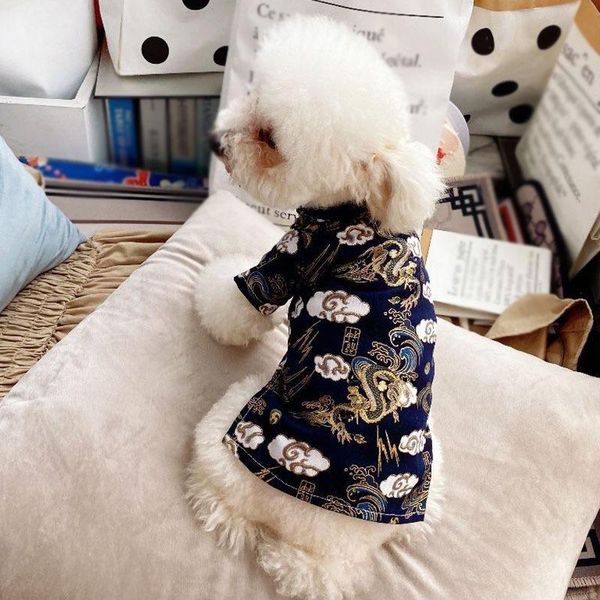 

dog apparel clothes cat chinoiserie year chinese costume pet