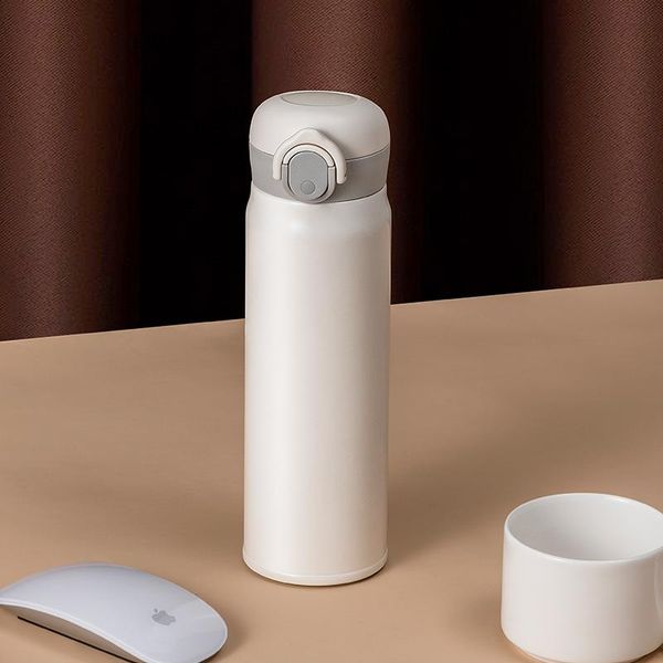 

water bottles vacuum cup for women portable cute student children 304 stainless steel men simple bouncing cap