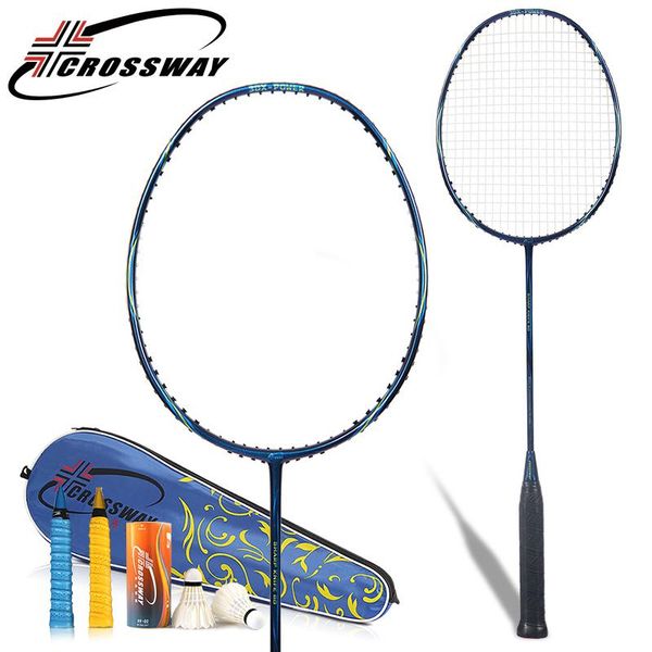 

crossway 2021 new 1pc badminton racket fitness amateur intermediate senior badminton racquet raquette de raquetes sk80