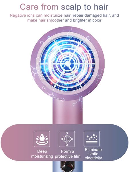 

2000w professional strong salon dryer brush&cold air wind ionic hammer blower dry electric hair