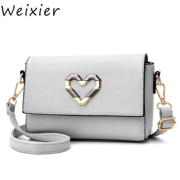 

outdoor bags weixier women crossbody fashion pu leather shoulder lady small flap messenger bag for girls summer v1-31