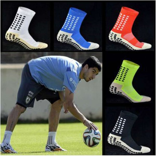 

men anti-slip football socks soft breathable thickened sports running cycling hiking women soccer, Black
