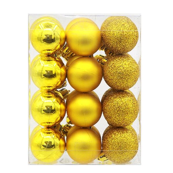 

mats & pads 24pcs christmas balls baubles party xmas tree decorations hanging ornament decor decoration decoratio