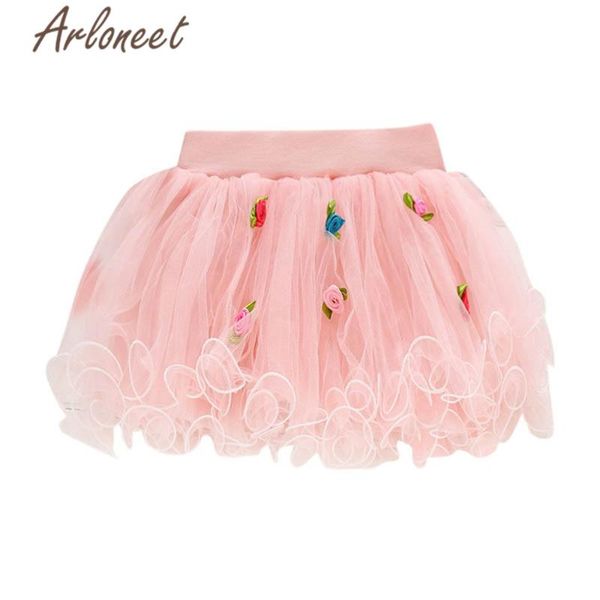 

arloneet clothes baby girl skirt set floral toddle girl ballet skirt tutu princess party 2021 summer girls pleated chiffon