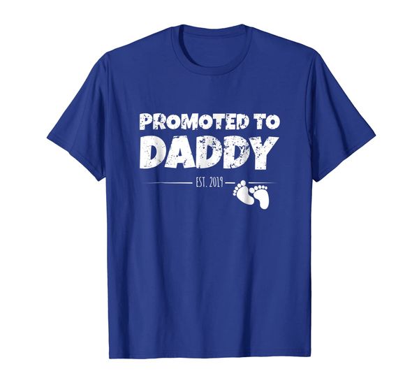 

promoted to daddy shirt 2019 first time new dad mens gift, White;black