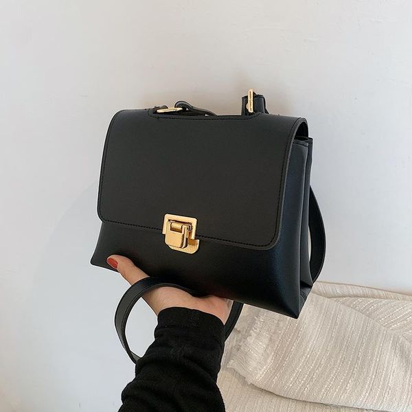 

evening bags high-quality ladies simple casual small bag202 korean fashion female bag tide lock flap single shoulder messengerbag