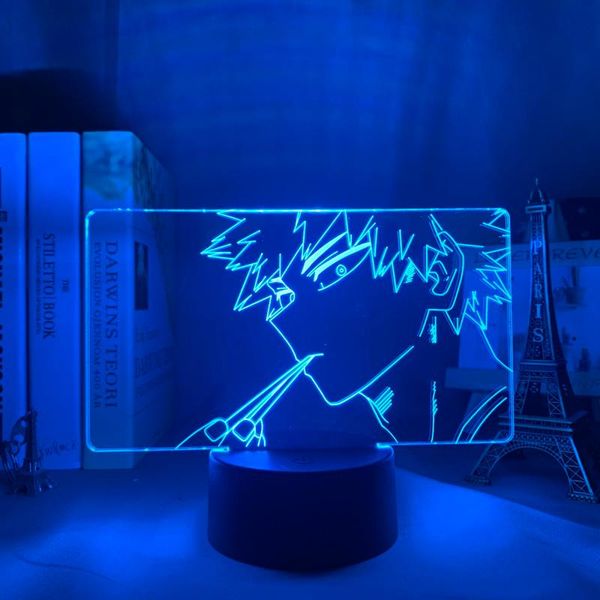 

night lights anime 3d lamp bakugo my hero academia for bedroom decor birthday gift manga gadget katsuki light