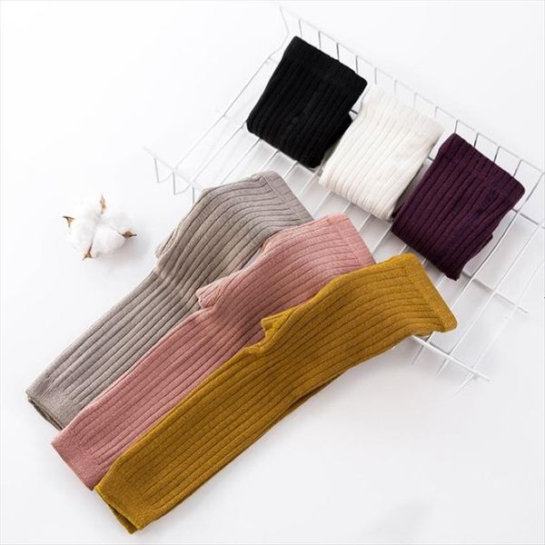 

baby girl stretch leggings pants spring and autumn toddler child knitting trousers children girls flexible warmer legging, Blue