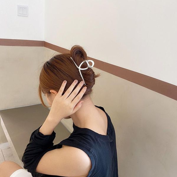 

hair clips & barrettes 1pc claw for women acrylic hairpins crab girls make up washing tool accessories gifts, Golden;silver