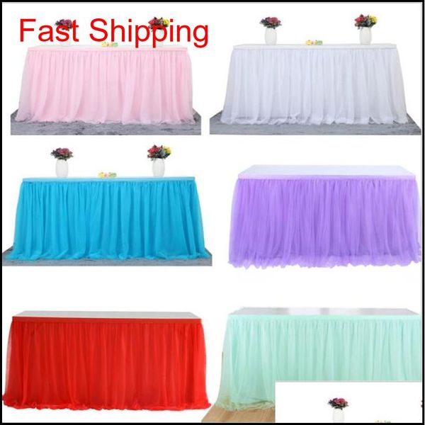 

tulle table skirt tablecloth for party wedding home decoration diy tableware skirts tutu wedding birthday party home textile nkz3u fe16v