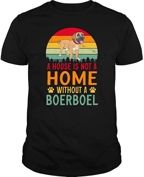 

men's t-shirts a house is not home without boerboel tshirt - tee, White;black