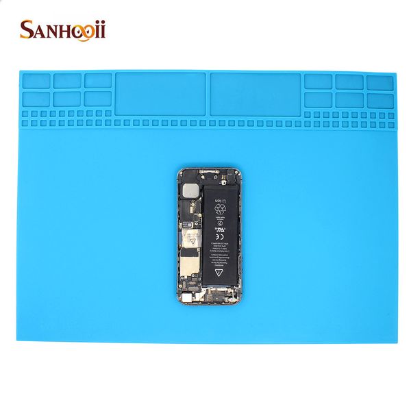 

350*250mm esd heat resistant insulation working mat bga soldering station repair pad insulator maintenance platform gadgets zm56