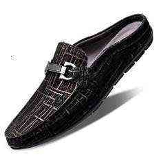 

tangzuo 2871 half slippers, , 37-46, black and brown