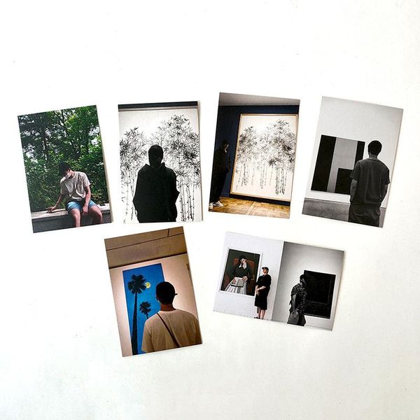 

party favor wholesale kpop bangtan boys rm art exhibition po card lomo fashion poster picture fans gifts collection postercard