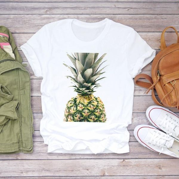 

men fruit pineapple beach mens travel fall summer cute 90s lady t shirts ladies graphic female tee, White;black