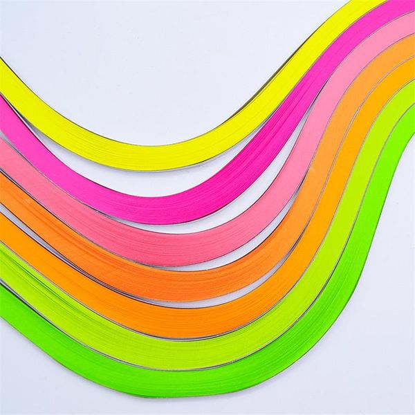 

other arts and crafts 100pcs/lot 54cm handmade origami quilling paper mixed color stripes kids children kindergarten diy decoration