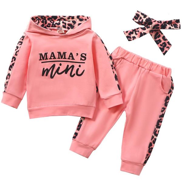 

clothing sets baby girls pink sweatshirt sports leopard hooded toddler kids sweatershirt jacket coat for children clothes, White