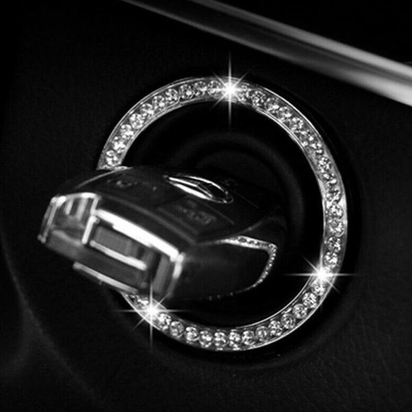 

steering wheel covers for c e s r ml gl cla cls gla glc gle v260l class crystal rhinestone engine ignition push button decorative