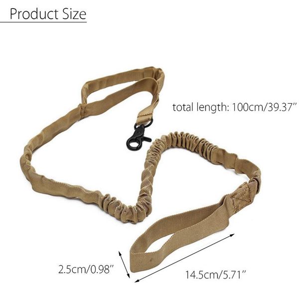 

dog collars & leashes army tactical leash nylon bungee pet military lead belt training running for medium large dogs german shepherd
