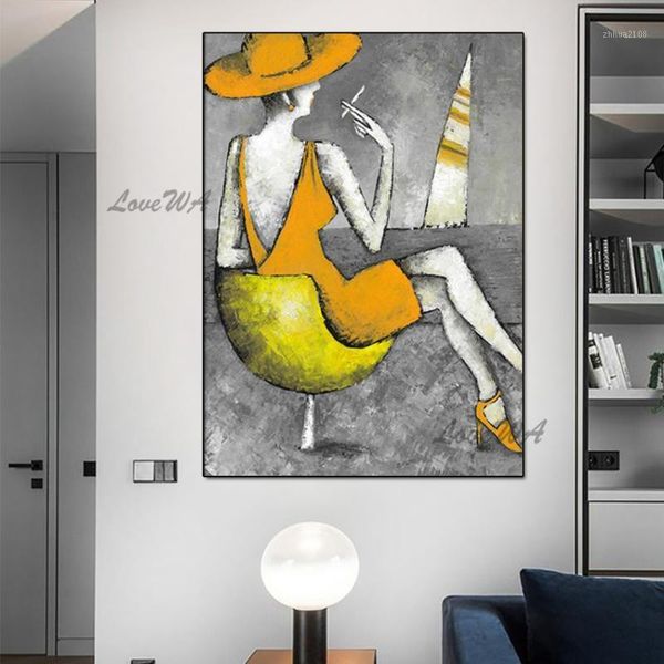 

paintings modern famous abstract picture colorful decoration oil painting on canvas wall art pictures for living room unframed1