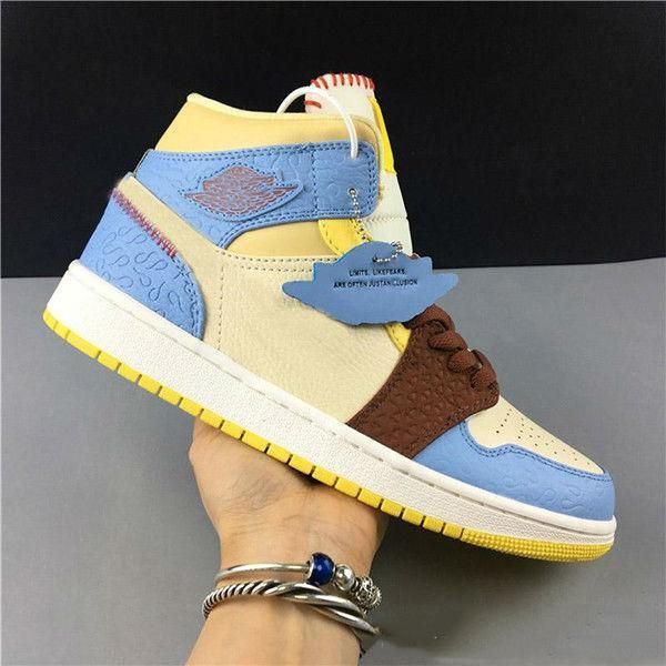 

authentic maison chateau rouge 1 retros sports shoes gs fearless 1s blue basketball designer mens trainer sneakers size 36-46
