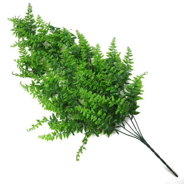 

decorative flowers & wreaths 1pc simulation persian rattan green plant wall decoration wedding fake plastic material non-toxic tastelessÂ·