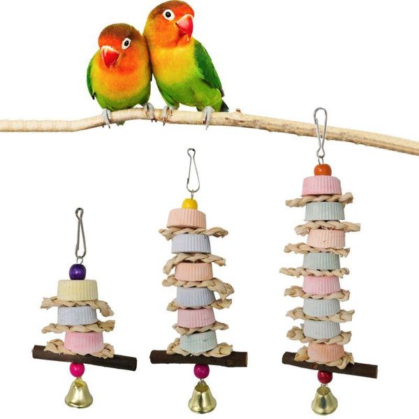 

other bird supplies birds parrot grinding stone chewing toy bite string straw corn leaf cage accessories parakeet cockatiel mineral toys