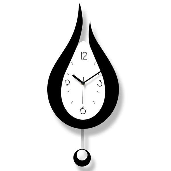 

wall clocks pendulum nordic style clock fashion creative bedroom mute quartz living room modern design bb50w