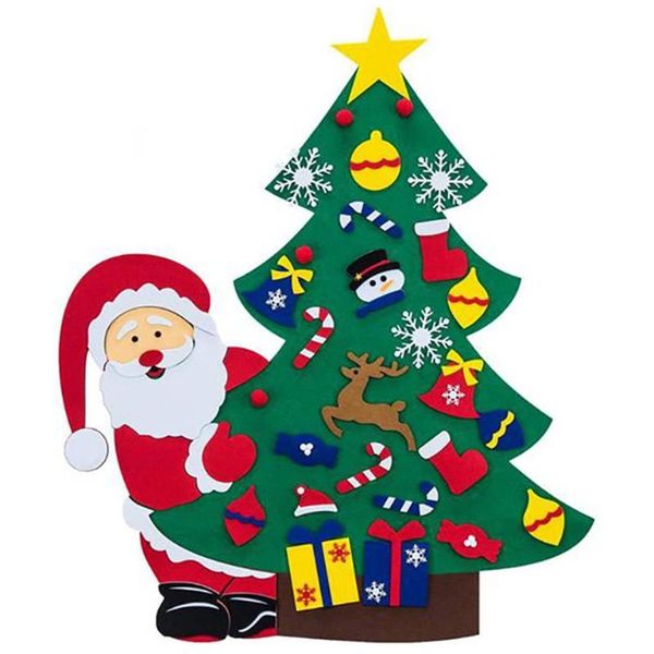 

christmas decorations diy felt tree set decoration wall hanging children's gifts party supplies