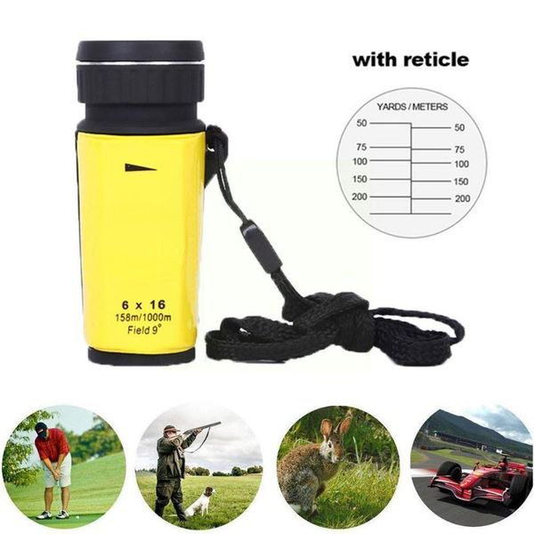 

telescope & binoculars 1 pcs golf ranging optical mini monocular waterproof portable spyglass tourism scope x7a4
