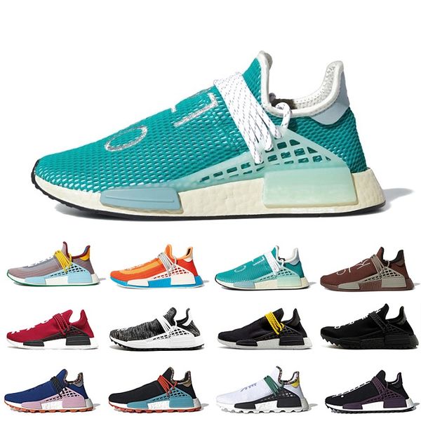

dash green extra eye hu pharrell williams human race mens running shoes chocolate solar pack women men outdoor trainers sports sneakers