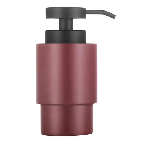 Жидкий мыльный дозатор 1 кирпичный красная геометрическая форма формы толкания бутылочки для бутылочки для бутылки.