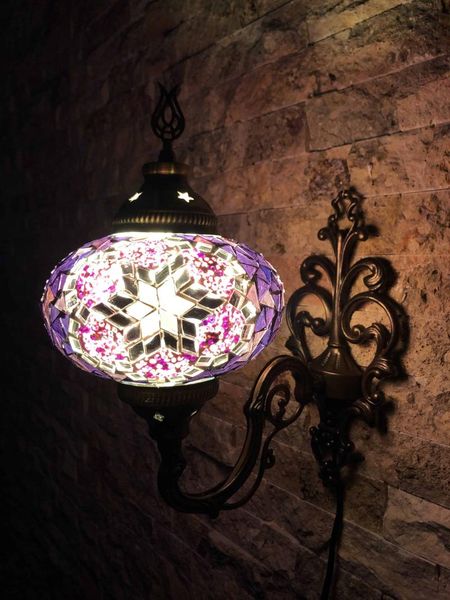 

mosaic handmade decoration night wall lamp no3