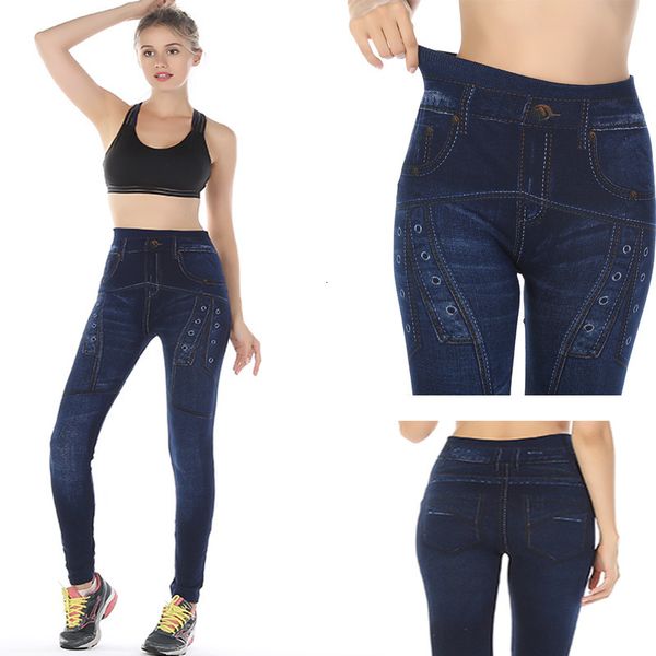 

new plus size 2021 needless cold printed button hole shop sport leggings women, Black