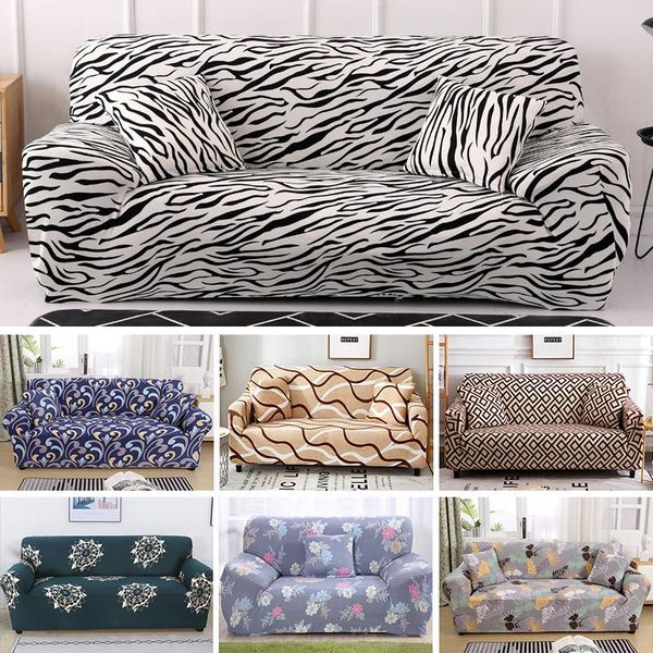 

chair covers 1 2 3 4 seat stretch sofa cover for living room elastic slipcovers l shape couch armchair protector geometric solid color